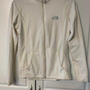 The North Face White Fleece Jacket Size XS